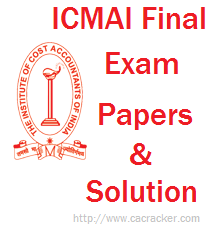 ICMAI Final exam paper solution