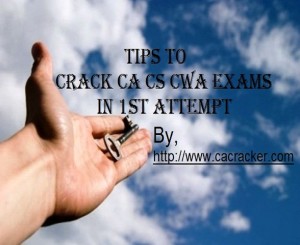 Key to success in ca cs cwa exams