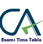 ca exam time table